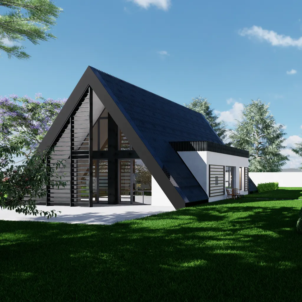 Eco-Frame — casă A-frame